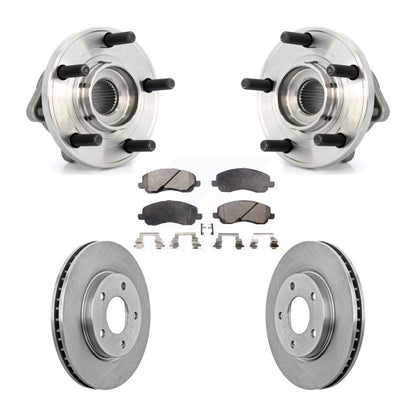 Kit de plaquettes de Rotor de frein, ensemble de roulements de moyeu avant pour Dodge Caliber R/T/SXT/S 2009