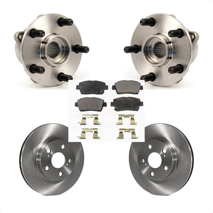 Ensemble de roulement de moyeu avant, Rotor de frein à disque et Kit de plaquettes pour Toyota Priu 2004 – 2009