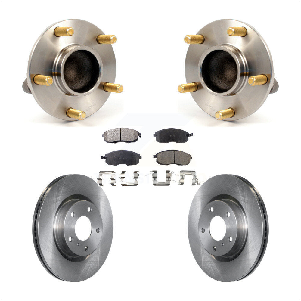 Kit de plaquettes de Rotor de frein à disque, ensemble de roulements de moyeu avant, pour Nissan 350Z INFINITI G3