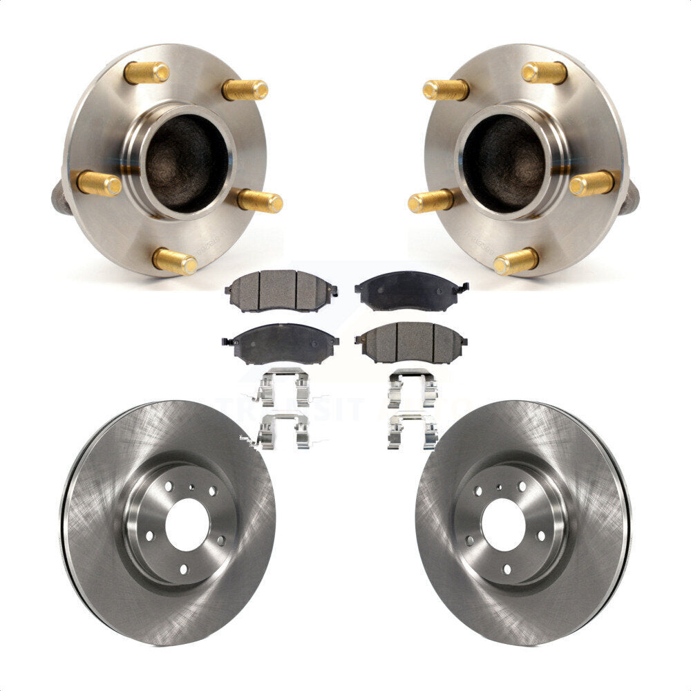Kit de plaquettes de Rotor de frein à disque, ensemble de roulements de moyeu avant pour INFINITI G35 Nissan 350