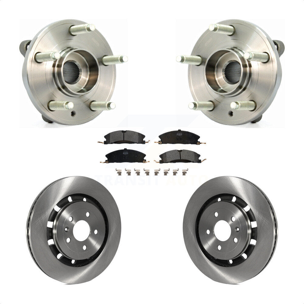 Kit de plaquettes de Rotor de frein à disque, roulement de moyeu avant, pour Ford Flex Taurus Lincoln MKT MK