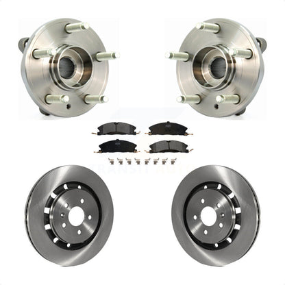 Kit de plaquettes de Rotor de frein à disque, roulement de moyeu avant, pour Ford Flex Taurus Lincoln MKT MK