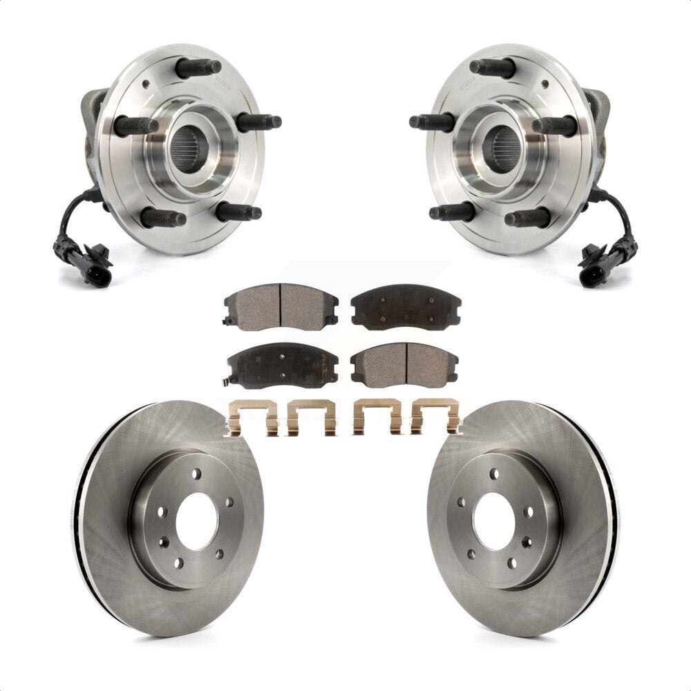 Kit de plaquettes de Rotor de frein, roulement de moyeu avant, pour Chevrolet Equinox Pontiac Torrent Vu