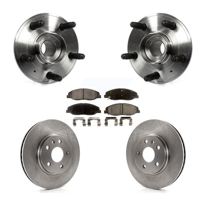 Ensemble de roulement de moyeu avant, Rotor de frein et Kit de plaquettes pour Cadillac CTS 2012 2013 6.2