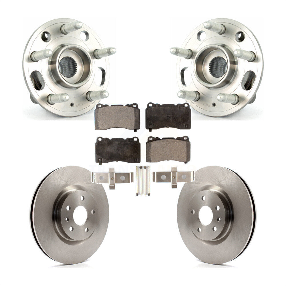 Kit de plaquettes de Rotor de frein à disque, ensemble de roulements de moyeu avant pour Buick Regal Cadillac XT