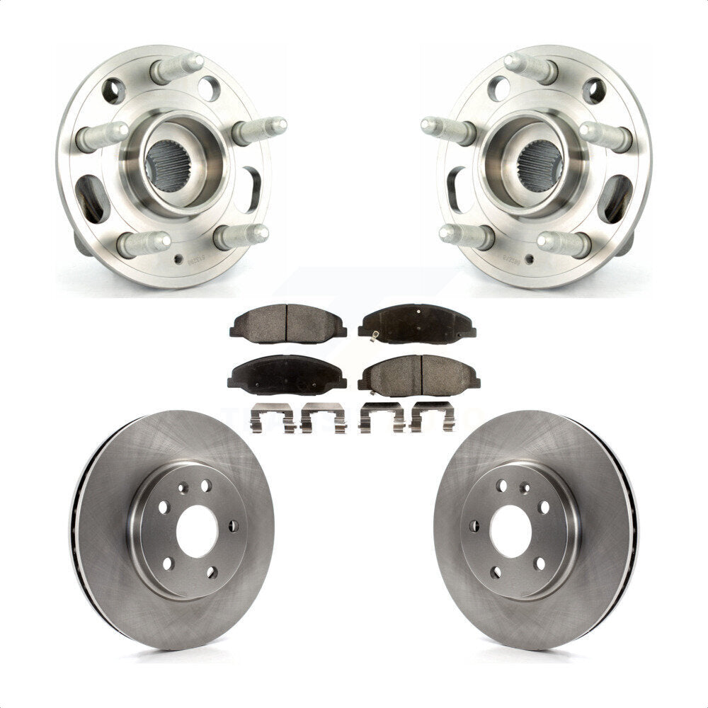 Kit de plaquettes de Rotor de frein, roulement de moyeu avant, pour Cadillac CTS sans frein robuste