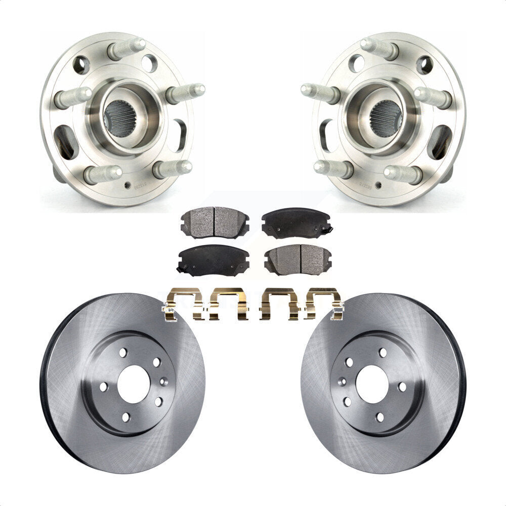 Kit de Rotor et plaquettes de frein, roulement de moyeu avant, pour Chevrolet Equinox GMC Terrain Buic