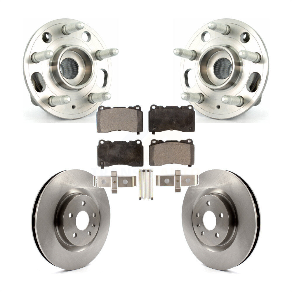 Kit de plaquettes de Rotor de frein, roulement de moyeu avant, pour Buick Regal 12-13 avec étrier Brembo