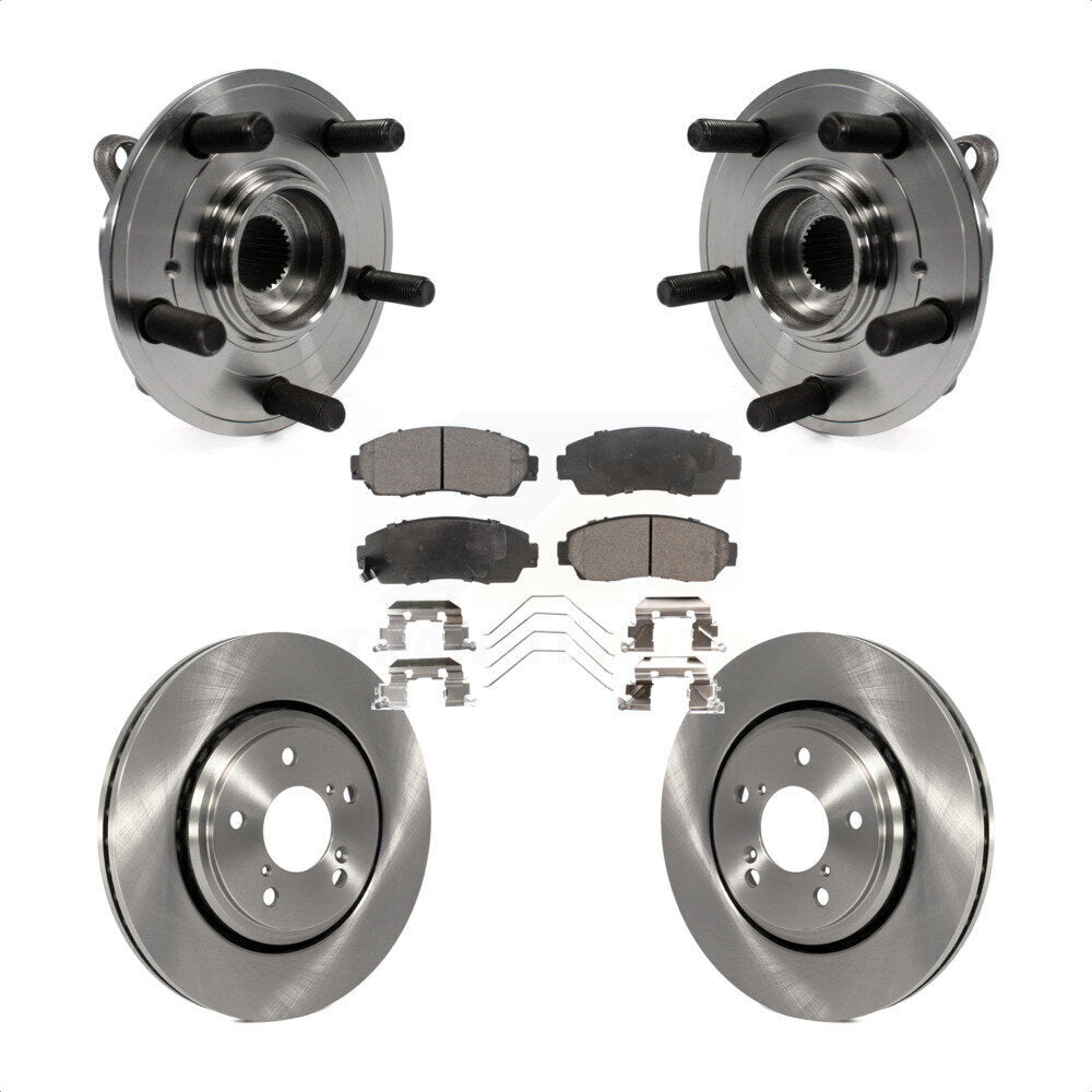 Kit de plaquettes de Rotor de frein à disque, ensemble de roulements de moyeu avant pour Honda Odysse 2015 – 2017
