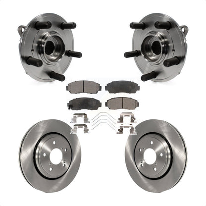 Kit de plaquettes de Rotor de frein à disque, ensemble de roulements de moyeu avant pour Honda Odysse 2015 – 2017