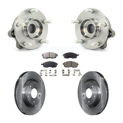 Kit de rotors et plaquettes de frein à disque, ensemble de roulements de moyeu avant pour Nissan Altima