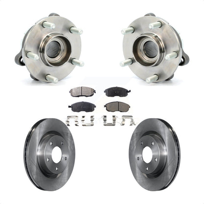 Kit de rotors et plaquettes de frein à disque, ensemble de roulements de moyeu avant pour Nissan Altima