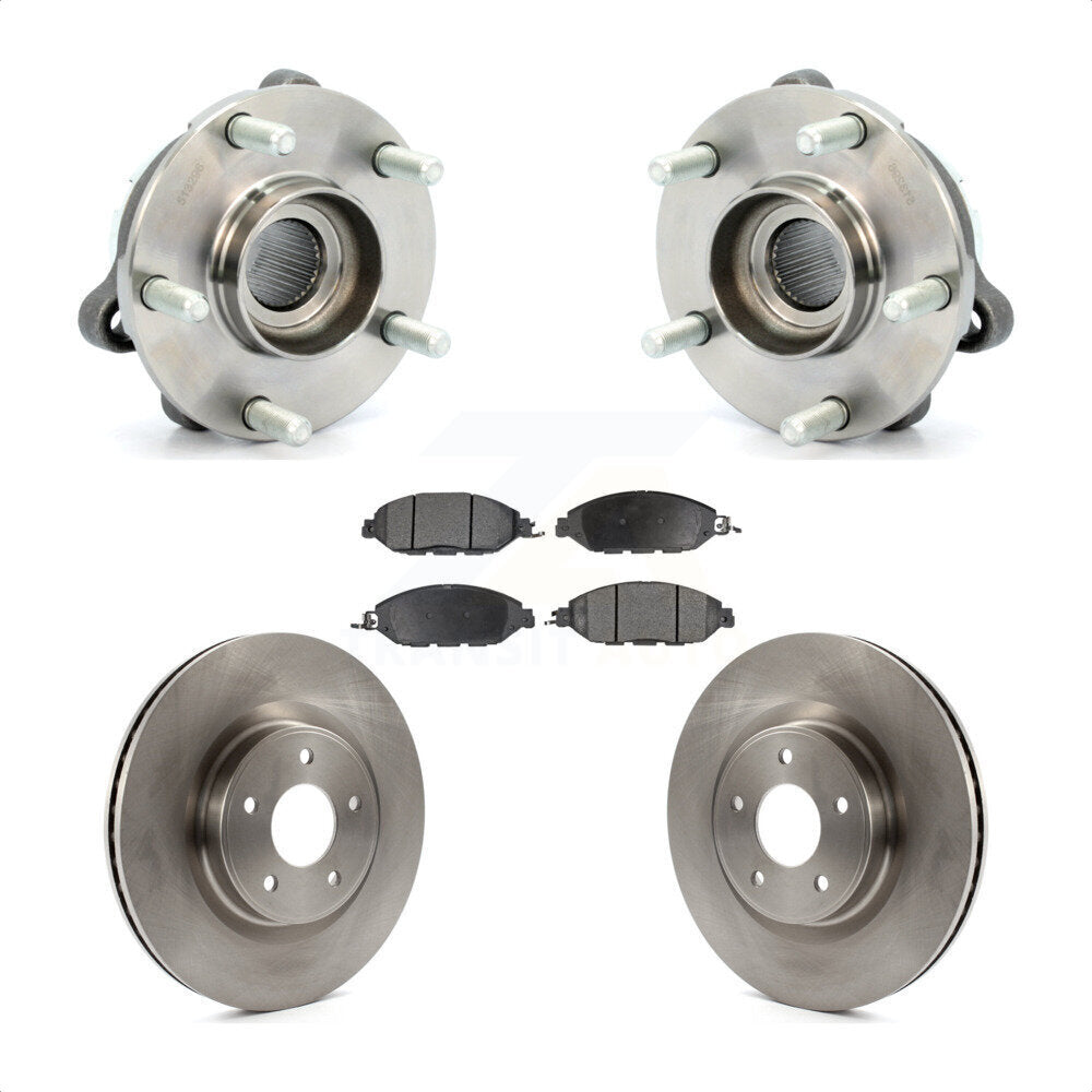 Kit de plaquettes de Rotor de frein, roulement de moyeu avant, pour Nissan Pathfinder Murano INFINITI QX6
