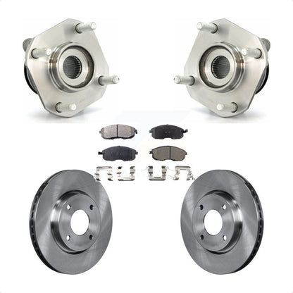Ensemble de roulements de moyeu avant, Rotors et plaquettes de frein à disque pour Nissan Sentra