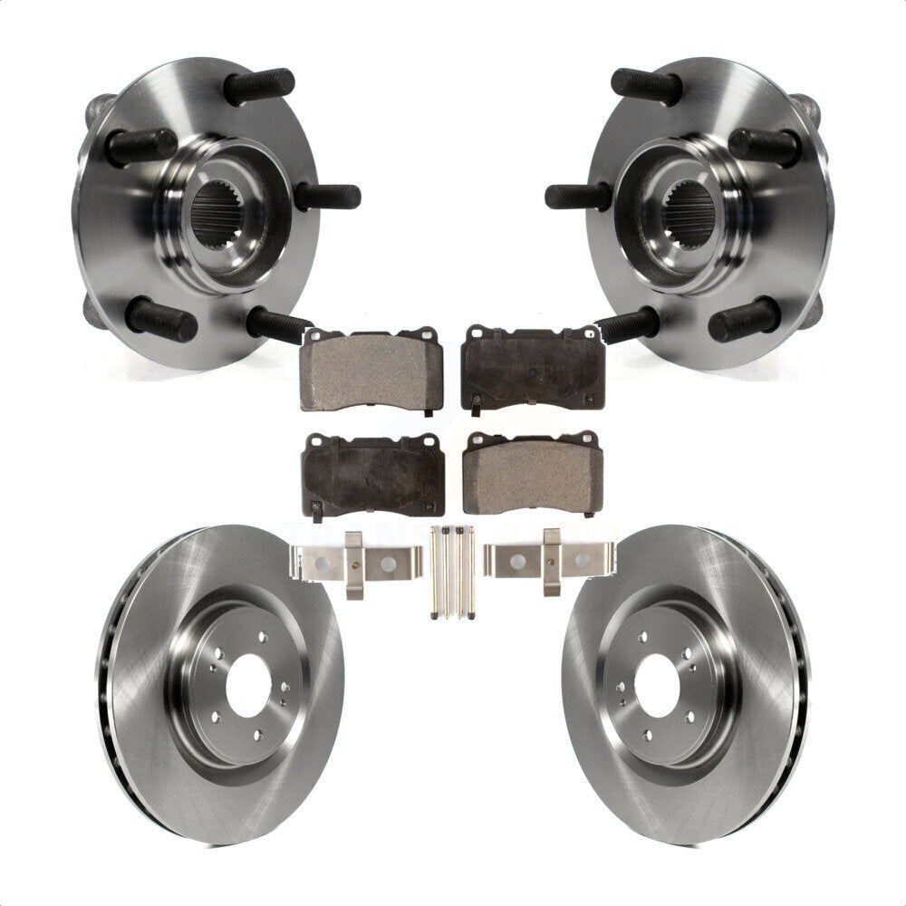 Kit de rotors et plaquettes de frein à disque, ensemble de roulements de moyeu avant pour Mitsubishi Lancer