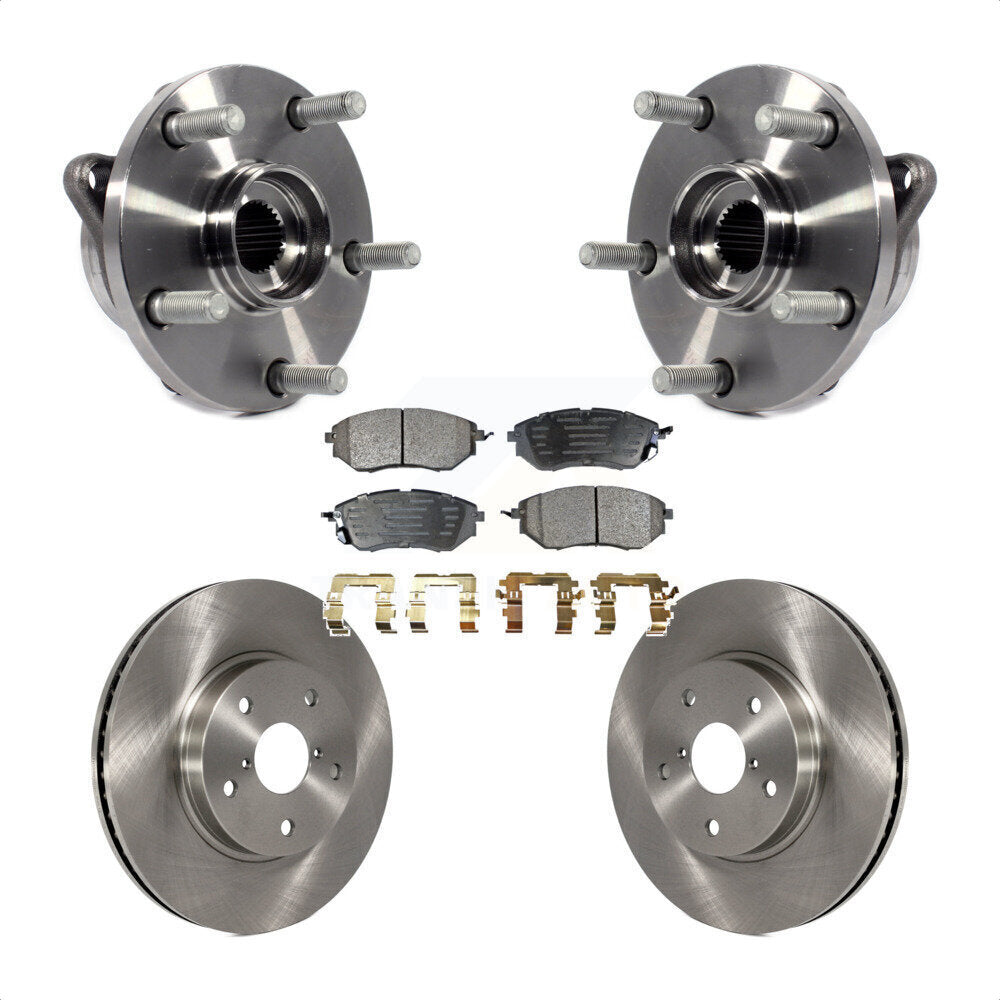 Kit de plaquettes de Rotor de frein à disque, ensemble de roulements de moyeu avant pour Subaru Legacy 2015 2.5