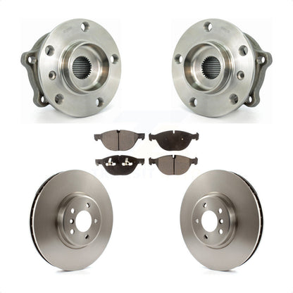 Ensemble de roulement de moyeu avant, Rotor de frein à disque et Kit de plaquettes pour BMW X5 X6 xDrive50