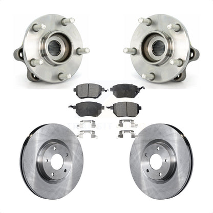 Kit de plaquettes de Rotor de frein à disque, ensemble de roulements de moyeu avant pour Nissan Muran 2003 – 2004