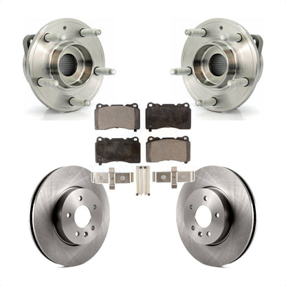 Ensemble de roulements de moyeu avant, Rotors et plaquettes de frein à disque pour Cadillac ATS
