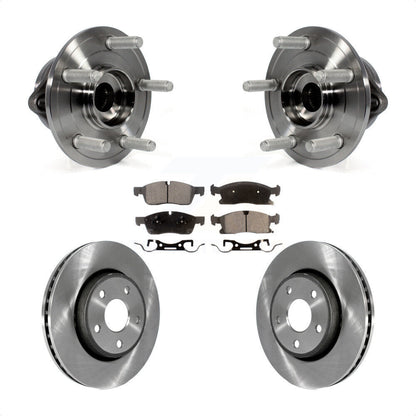 Kit de plaquettes de Rotor de frein à disque, roulement de moyeu avant, pour Jeep Grand Cherokee Dodge Durang