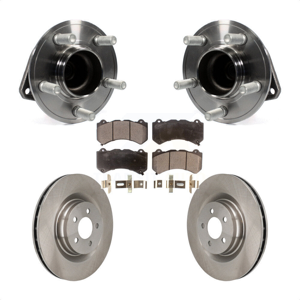 Kit de plaquettes de Rotor de frein à disque, ensemble de roulements de moyeu avant pour Dodge Challenger Charge