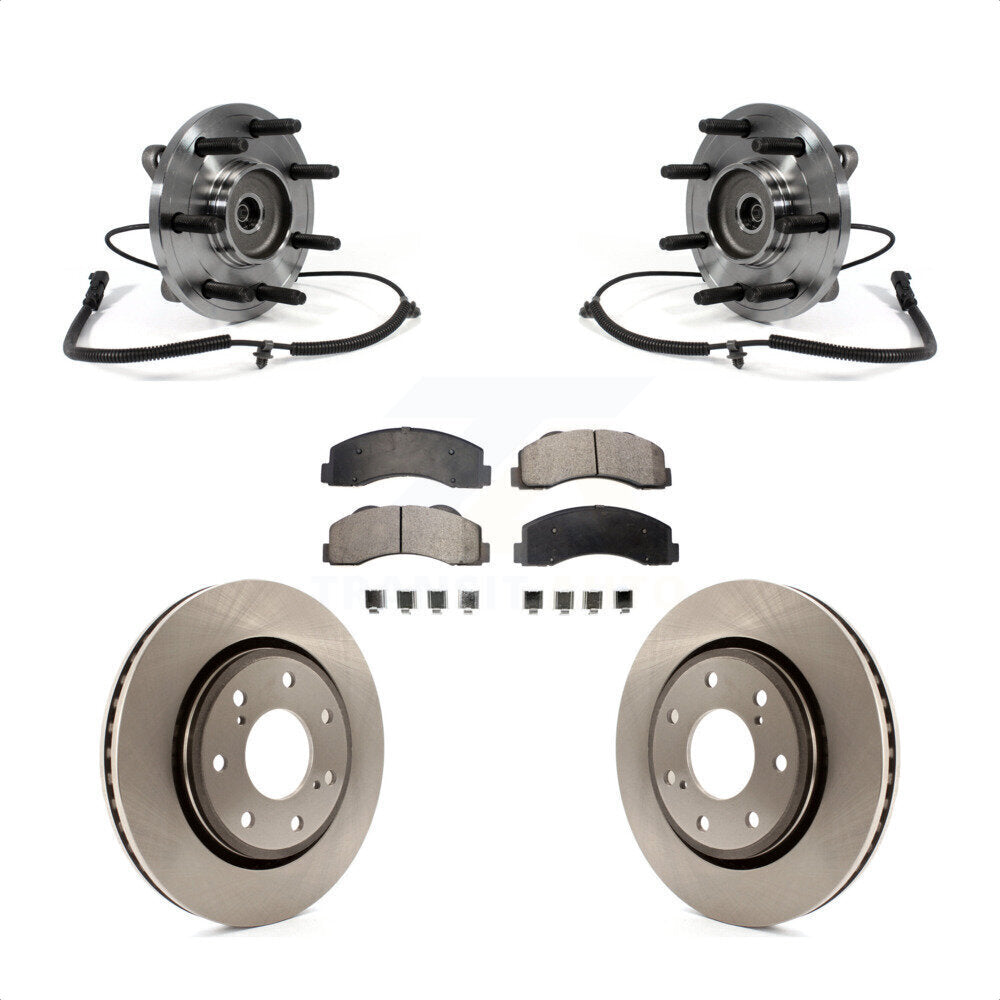 Kit de rotors et plaquettes de frein à disque, ensemble de roulements de moyeu avant, pour Ford F-150