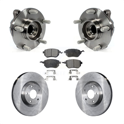 Kit de rotors et plaquettes de frein à disque, ensemble de roulements de moyeu avant pour INFINITI FX35 RWD
