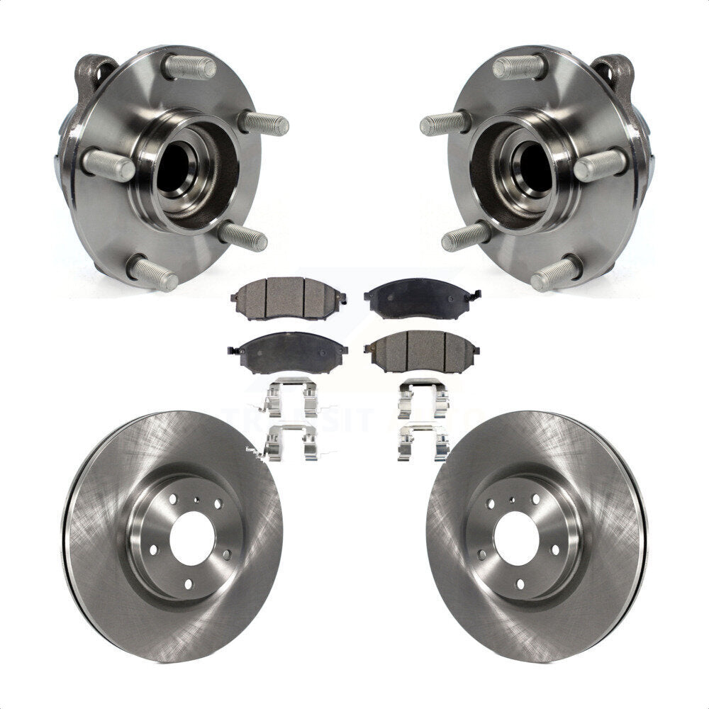 Kit de plaquettes de Rotor de frein, roulement de moyeu avant, pour INFINITI EX35 Nissan 370Z G35 QX50 M3