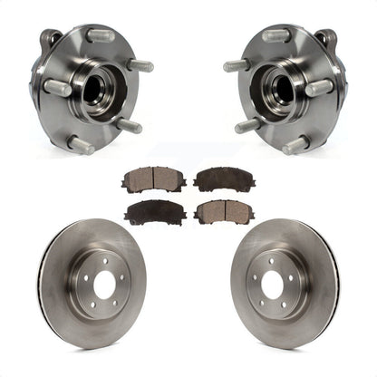Ensemble de roulement de moyeu avant, Rotor de frein et Kit de plaquettes pour INFINITI Q50 QX50 Q60 RW