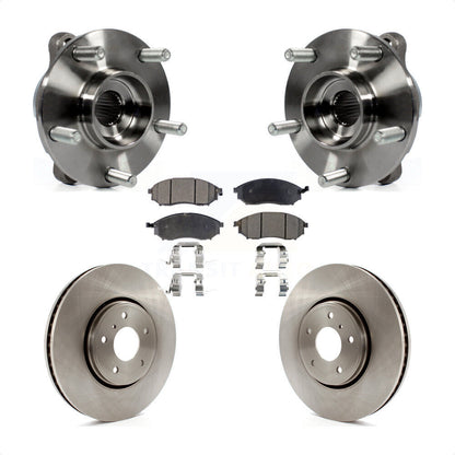 Kit de plaquettes de Rotor de frein à disque, ensemble de roulements de moyeu avant pour INFINITI FX35 FX37 FX4