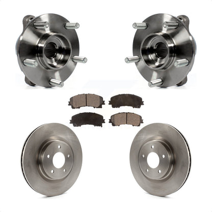 Ensemble de roulement de moyeu avant, Rotor de frein et Kit de plaquettes pour INFINITI Q50 QX50 Q60 AW