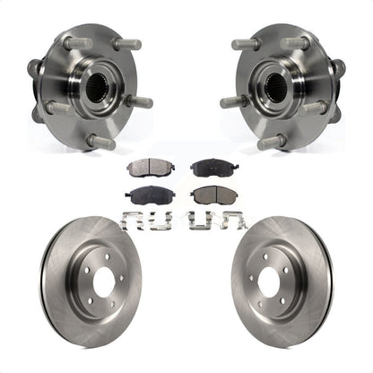 Kit de rotors et plaquettes de frein à disque d'assemblage de roulement de moyeu avant pour Nissan Juke