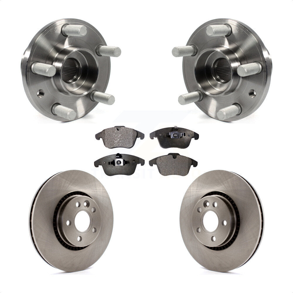 Kit de plaquettes de Rotor de frein à disque, ensemble de roulements de moyeu avant pour Land Rover LR 2008 – 2015