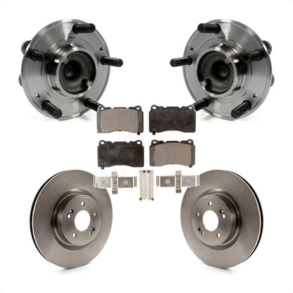 Kit de Rotor et plaquettes de frein à disque, ensemble de roulements de moyeu avant pour Hyundai Genesis Coup