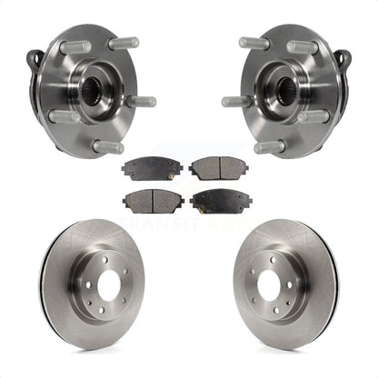 Kit de rotors et plaquettes de frein à disque d'assemblage de roulement de moyeu avant pour Mazda 3 CX-3 Spor