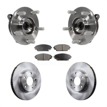 Kit de rotors et plaquettes de frein à disque d'assemblage de roulement de moyeu avant pour Mazda 3 CX-3 Spor