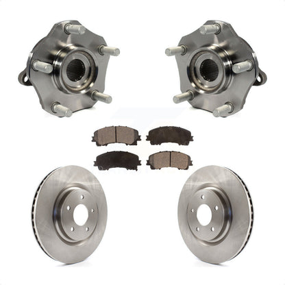 Kit de rotors et plaquettes de frein à disque d'assemblage de roulement de moyeu avant pour Nissan Rogue