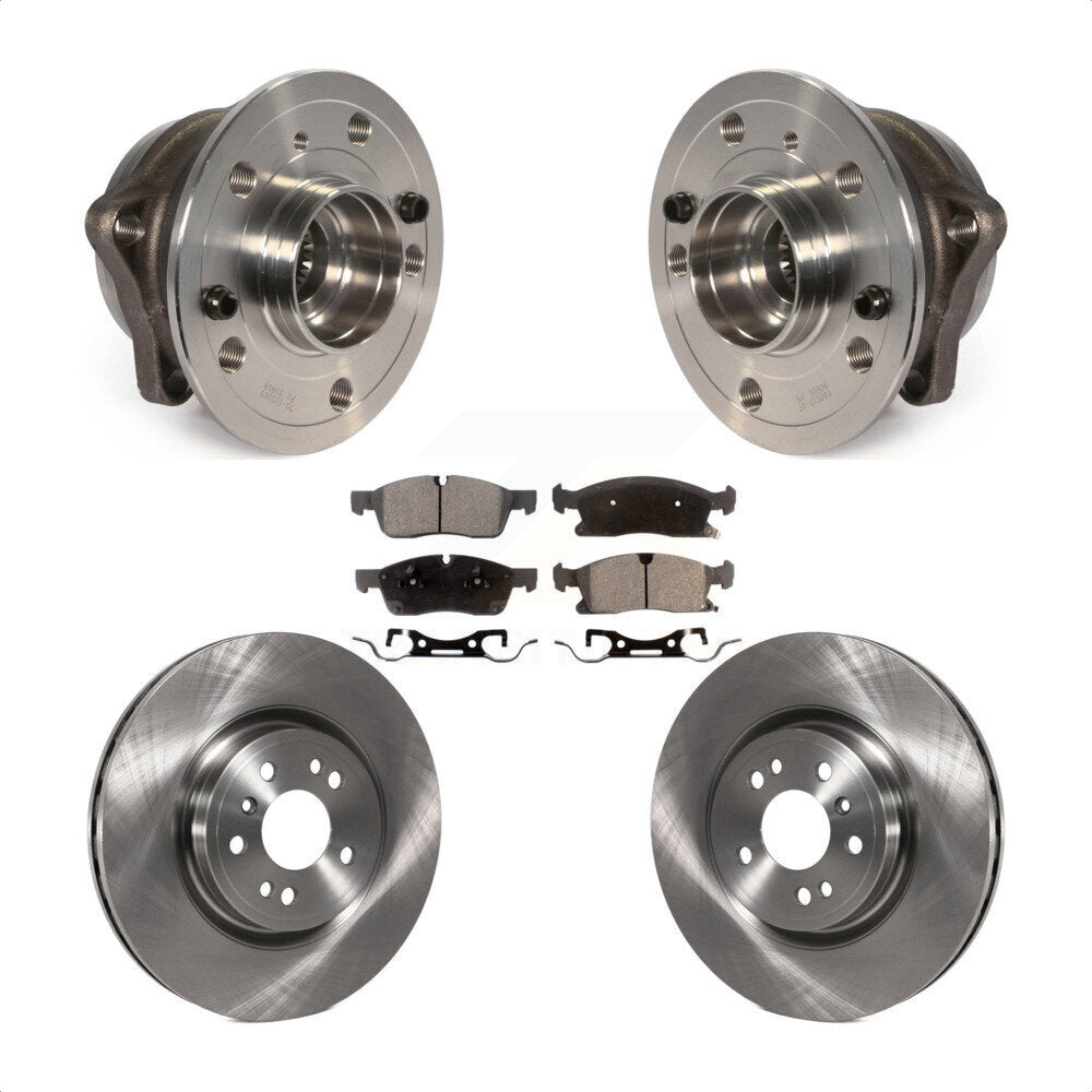 Kit de plaquettes de Rotor de frein à disque, roulement de moyeu avant, pour Mercedes-Benz ML350 GLE350 ML25