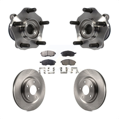Kit de rotor et de plaquettes de frein, roulement de moyeu avant, pour Nissan Sentra Turbocharge 2017 – 2019