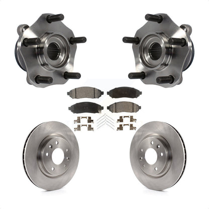 Kit de rotors et plaquettes de frein à disque d'assemblage de roulement de moyeu avant pour Nissan LEAF