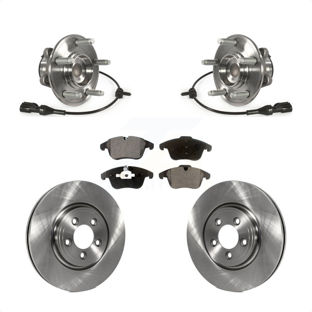 Ensemble de roulement de moyeu avant, Rotor de frein à disque et Kit de plaquettes pour Jaguar XF s-type XJ