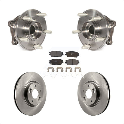 Ensemble de roulements de moyeu avant, Rotors et plaquettes de frein à disque, Kit pour Kia Sportage