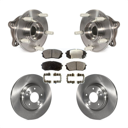 Kit de Rotor et plaquettes de frein à disque, roulement de moyeu avant, pour moteur à gaz Hyundai Sonata 2015