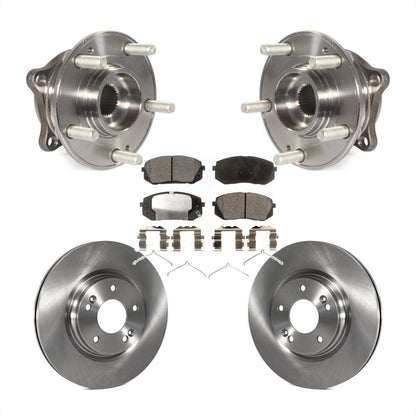 Ensemble de roulement de moyeu avant, Rotor de frein et Kit de plaquettes pour Hyundai Sonata Kia Optim