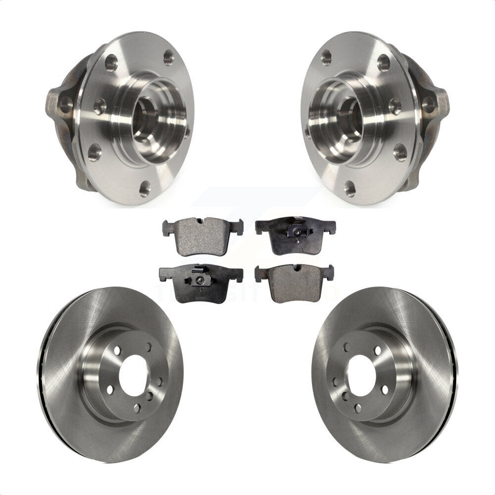 Kit de rotors et plaquettes de frein à disque d'assemblage de roulement de moyeu avant pour BMW X3 X4