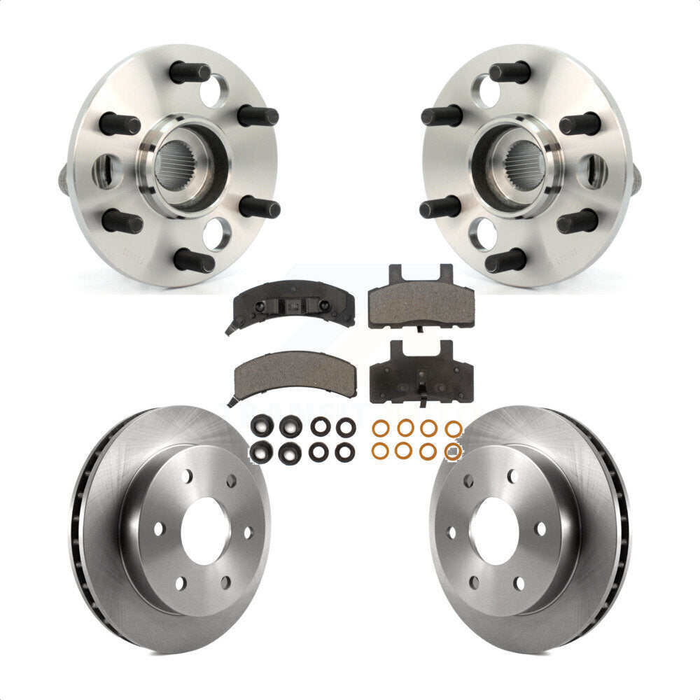 Kit de Rotor et de plaquettes de frein, roulement de moyeu avant, pour K1500 GMC Chevrolet K2500 Suburba