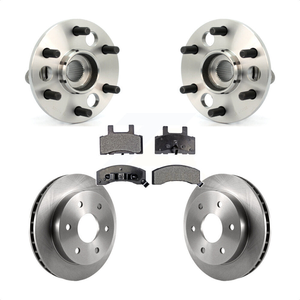 Kit de Rotor et de plaquettes de frein, roulement de moyeu avant, pour Chevrolet K2500 Suburban K1500 GM
