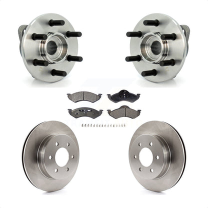 Ensemble de roulement de moyeu avant, Rotor de frein à disque et Kit de plaquettes pour Dodge Dakota Durang
