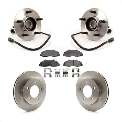 Kit de Rotor et plaquettes de frein à disque, roulement de moyeu avant, pour Ford F-150 4WD avec 4 roues AB