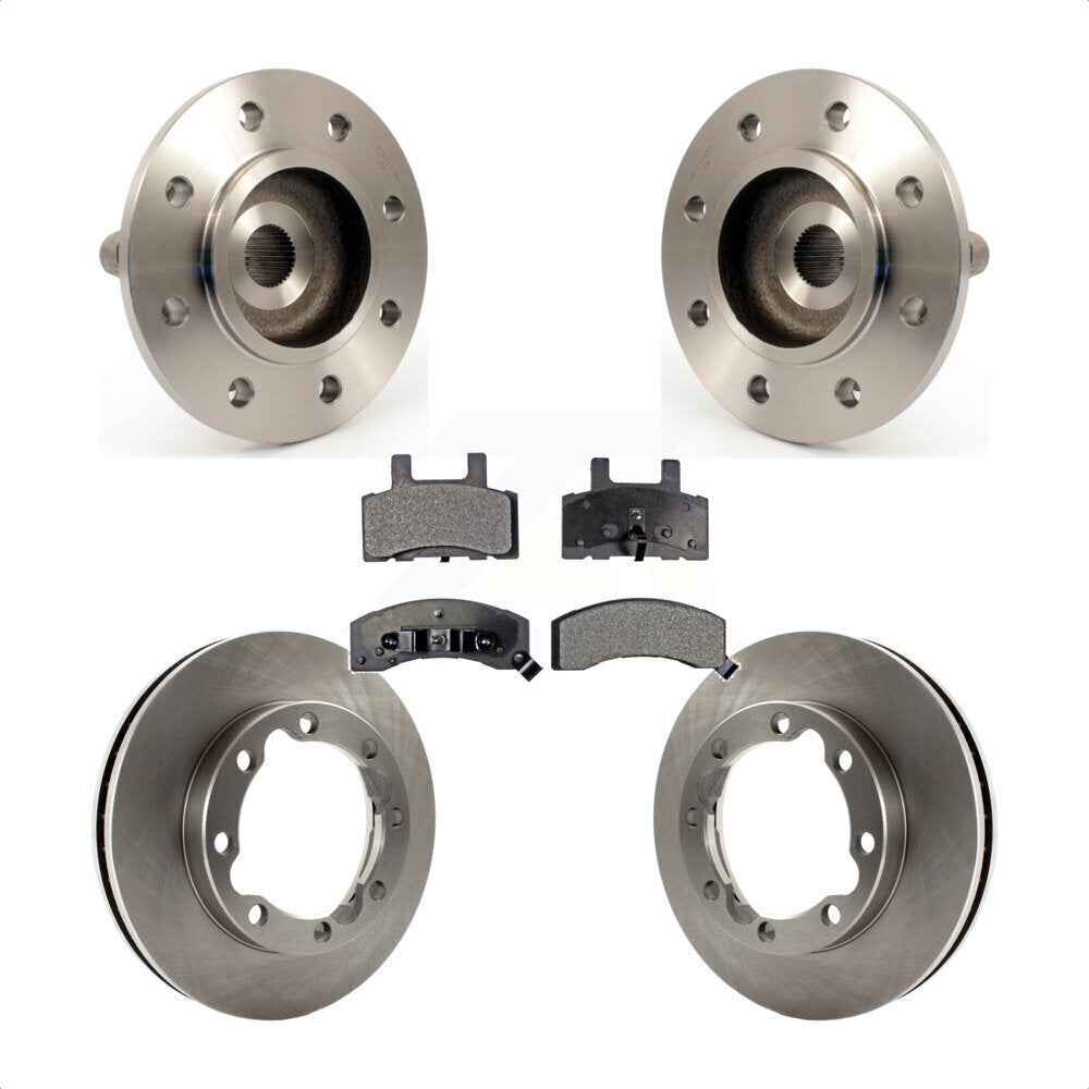 Kit de plaquettes de Rotor de frein, roulement de moyeu avant, pour Dodge Ram 2500 4WD 99 avec 2 roues AB